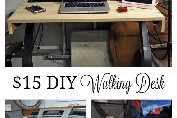 $15 DIY Walking Desk