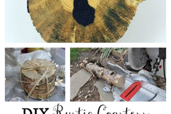 DIY Christmas – Rustic Woodland Coasters