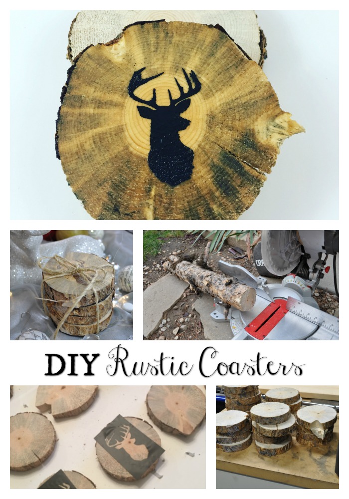 Lisa's Scribbles » Blog Archive » DIY Christmas – Rustic Woodland Coasters